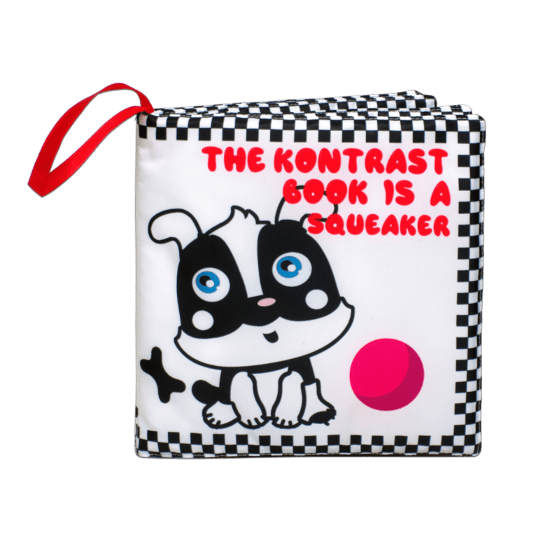 Обкладника "Велика м'яка контрастна книжка «Грайливе цуценя». Англійською" Обкладинка "Велика м'яка контрастна книжка «Грайливе цуценя». Англійською"