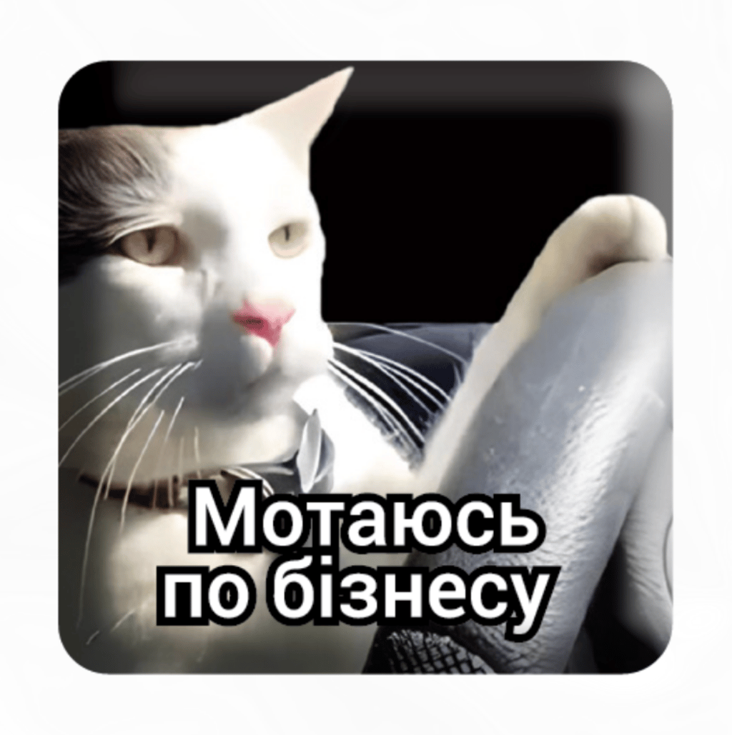 Обкладника "3D стікер «Мoтаюсь по бізнесу»" Обкладинка "3D стікер «Мoтаюсь по бізнесу»"