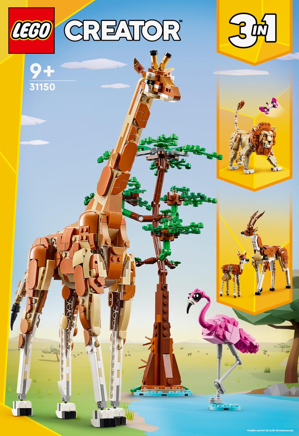 Обкладника "Конструктор LEGO Дикі тварини сафарі" Обкладинка "Конструктор LEGO Дикі тварини сафарі"