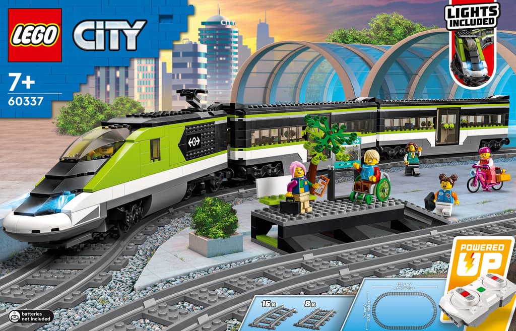 Обкладника "Конструктор LEGO Пасажирський потяг-експрес" Обкладинка "Конструктор LEGO Пасажирський потяг-експрес"