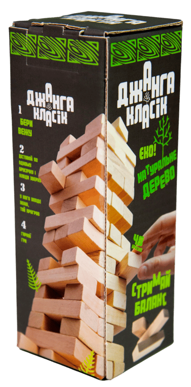 Настільна гра «Дженга класік еко 48 брусків»