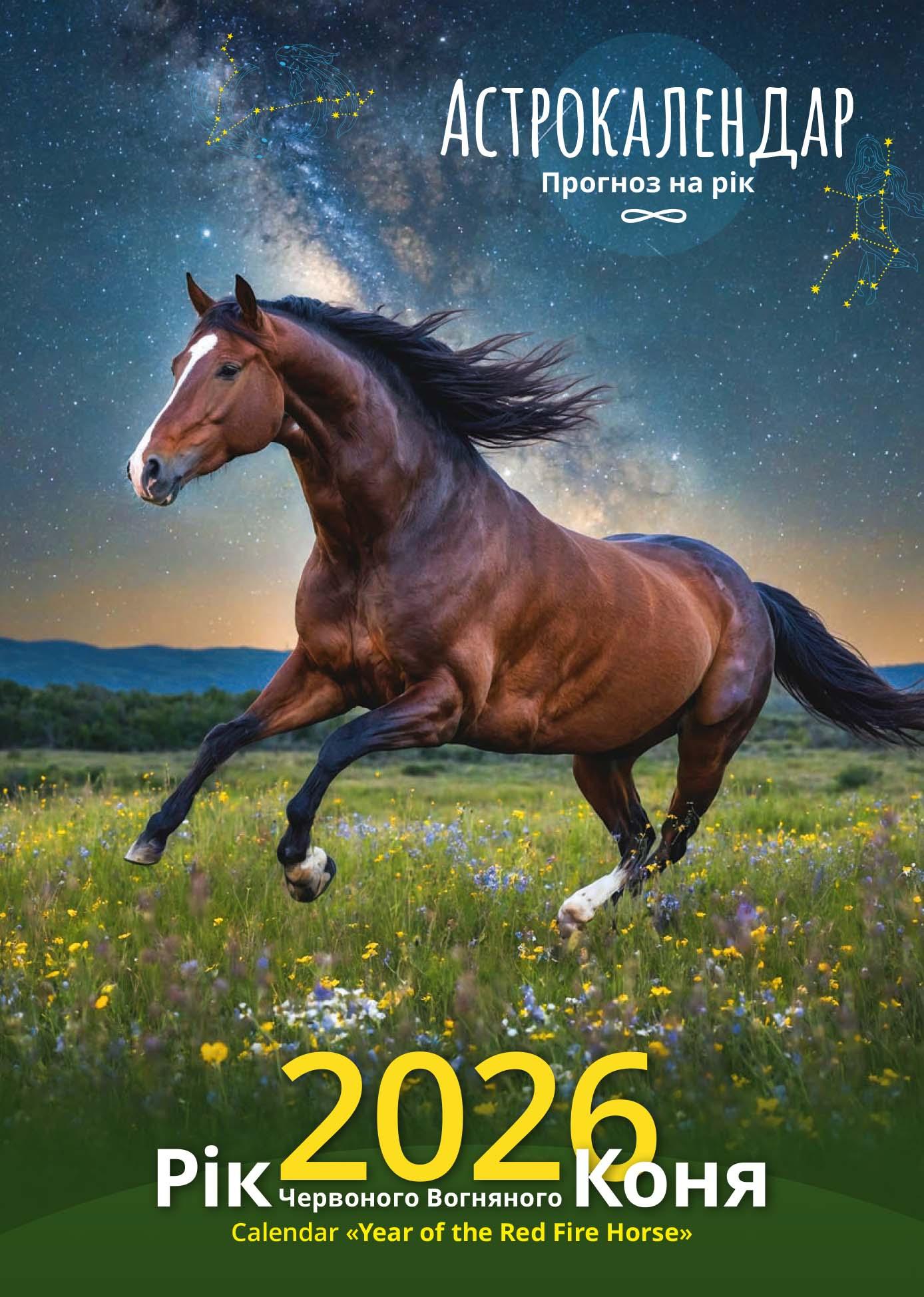 Календар «Рік червоного вогняного коня. Астрокалендар»