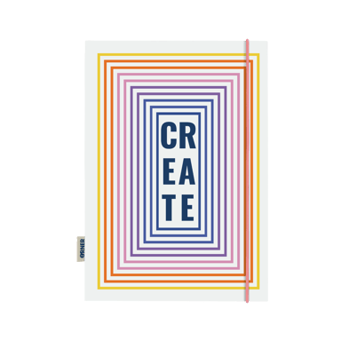 Скетчбук «Create» кольоровий