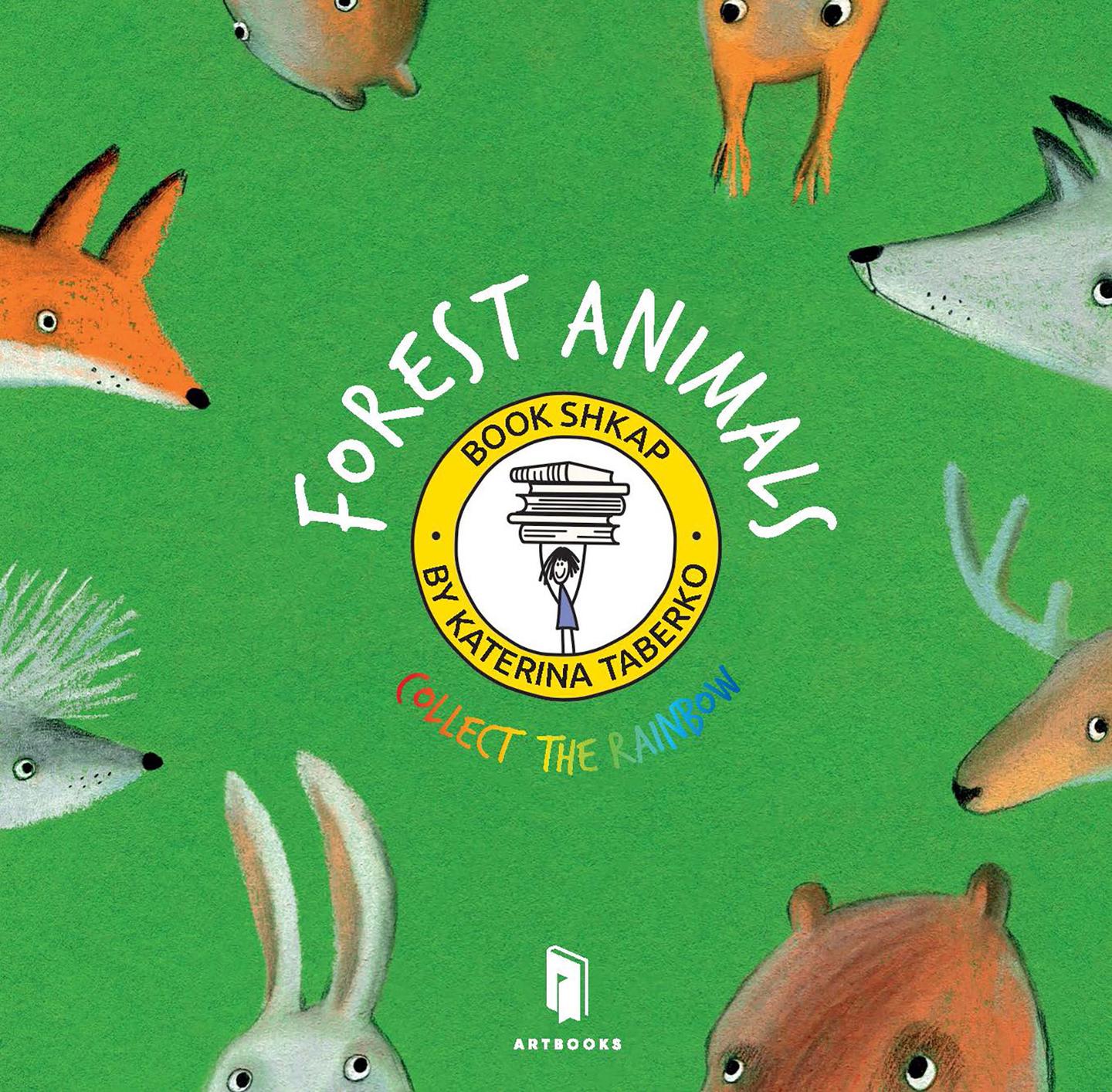 Collect the rainbow. Forest animals