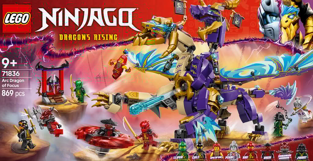 Обкладника "Конструктор LEGO Arc Dragon of Focus" Обкладинка "Конструктор LEGO Arc Dragon of Focus"