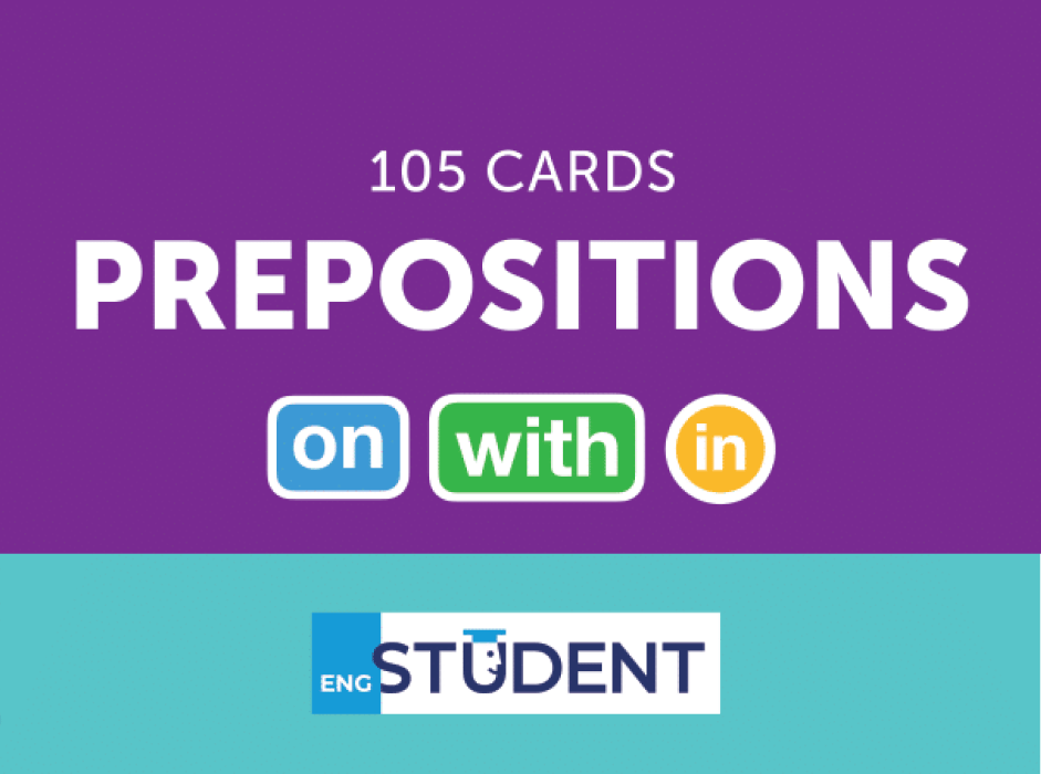 Обкладника "Картки для вивчення - Prepositions" Обкладинка "Картки для вивчення - Prepositions"