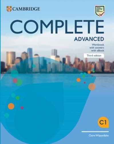Обкладника "Complete Advanced (3rd Edition). Workbook with Answers + eBook" - 1 Фото Превью "Complete Advanced (3rd Edition). Workbook with Answers + eBook" - Фото №1