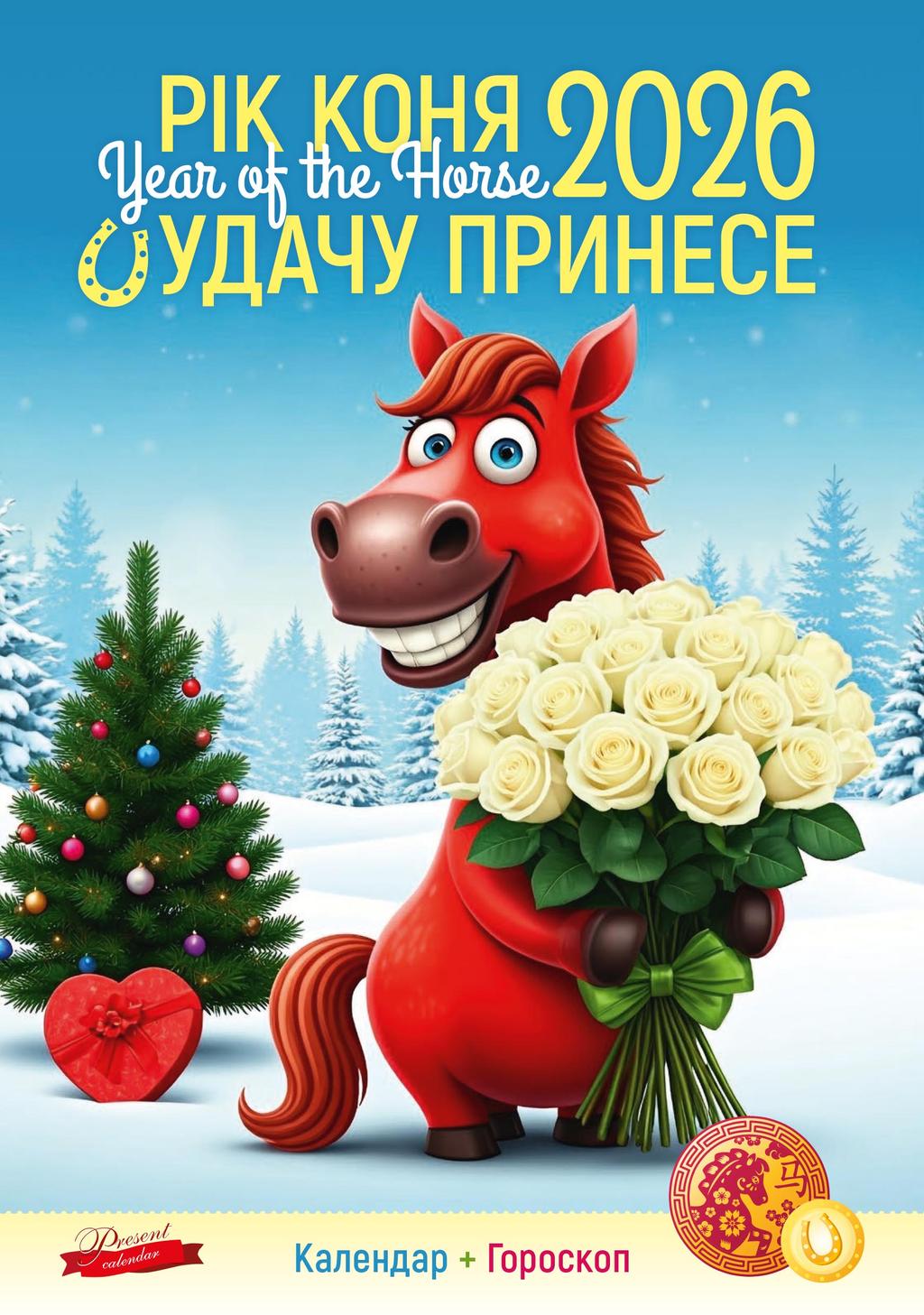 Обкладника "Календар «Рік коня. Удачу принесе»" Обкладинка "Календар «Рік коня. Удачу принесе»"