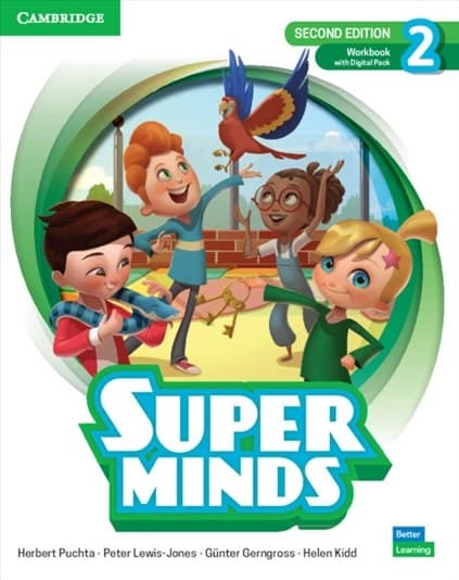 Обкладника "Super Minds (2nd Edition). Level 2. Workbook with Digital Pack" Обкладинка "Super Minds (2nd Edition). Level 2. Workbook with Digital Pack"