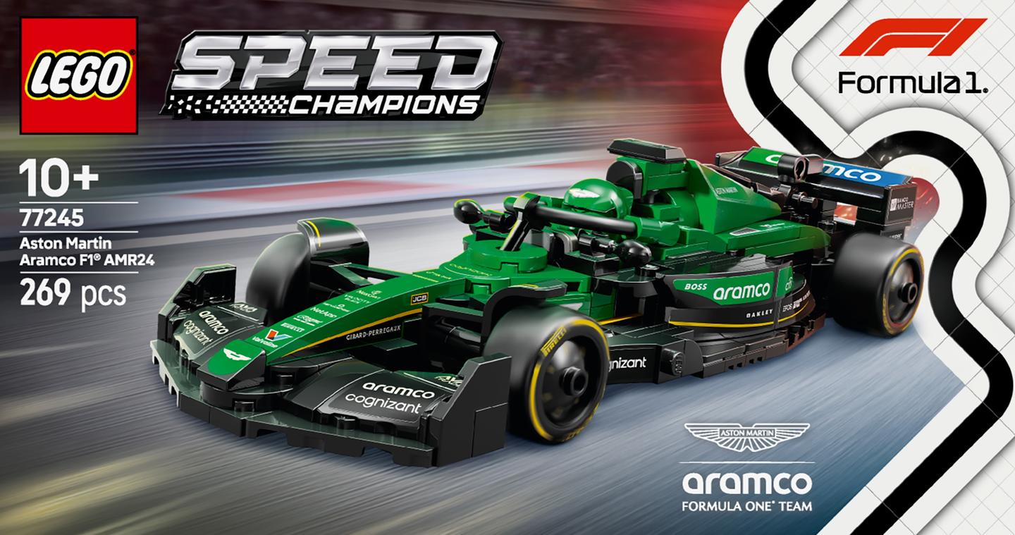 Конструктор LEGO Автомобіль для перегонів Aston Martin Aramco F1® AMR24