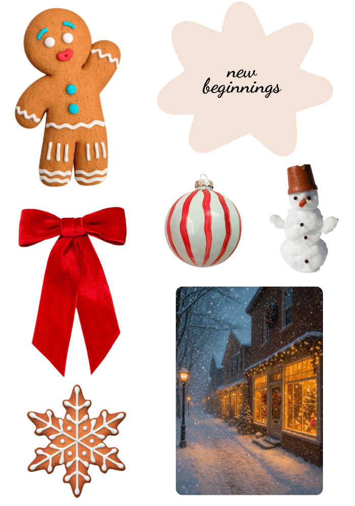 Об'ємні стікери «New year»