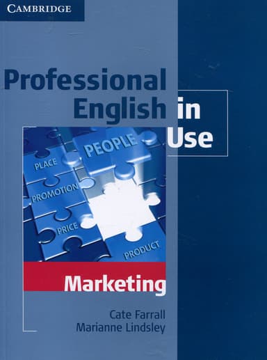Professional English in Use. Marketing