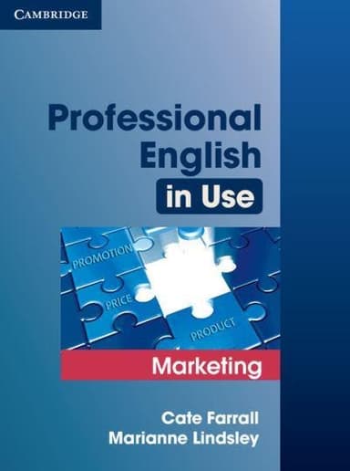 Professional English in Use. Marketing