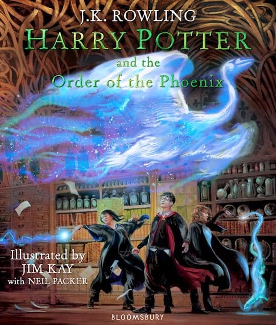 Обкладника "Harry Potter and the Order of the Phoenix - Illustrated Hardback Editon" - 1 Фото Превью "Harry Potter and the Order of the Phoenix - Illustrated Hardback Editon" - Фото №1