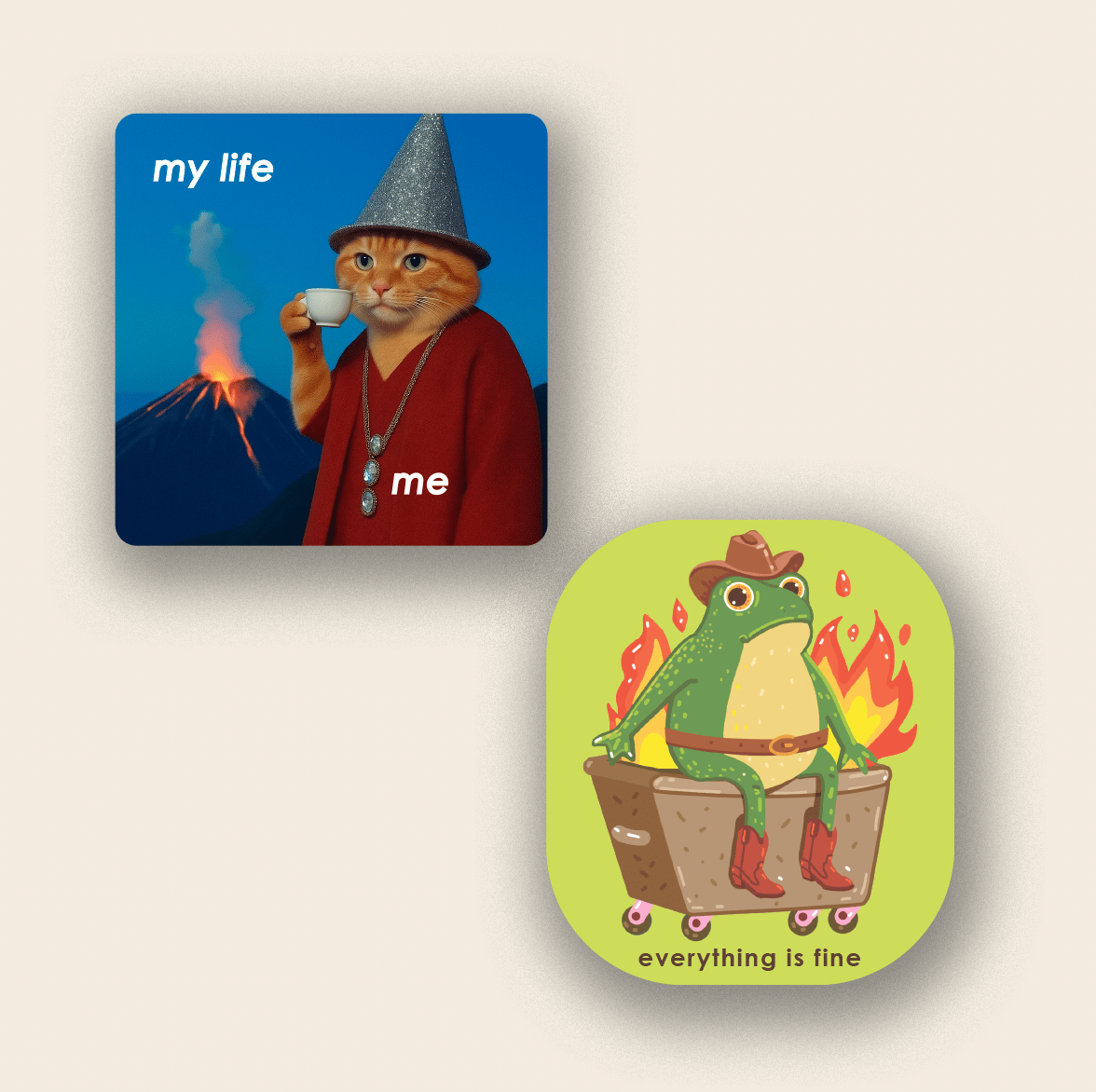 Набір 3Д стікерів «Crystal»