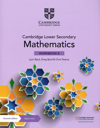 Cambridge Lower Secondary Mathematics (2nd Edition). Workbook 8 with Digital Access (1 Year)