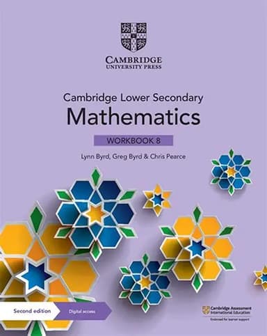 Cambridge Lower Secondary Mathematics (2nd Edition). Workbook 8 with Digital Access (1 Year)