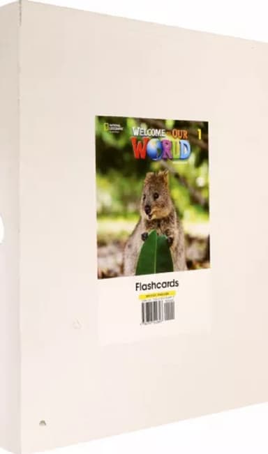 Welcome to Our World 1 (2nd Edition). Flashcards Set (Pack of 85)