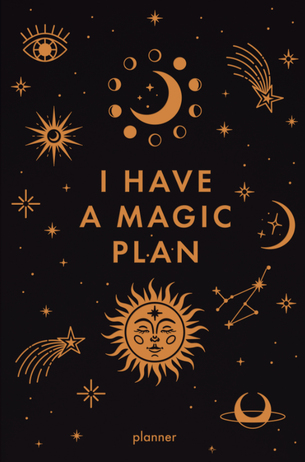 Обкладника "Блокнот для планування «I HAVE A MAGIC PLAN mini» чорний" Обкладинка "Блокнот для планування «I HAVE A MAGIC PLAN mini» чорний"