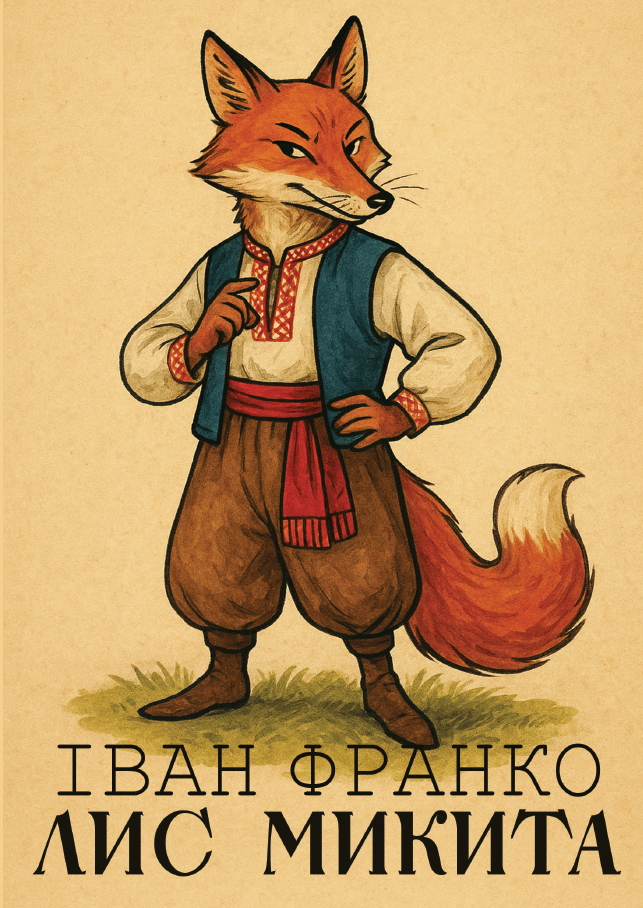 Обкладника "Лис Микита" - 1 Фото Превью "Лис Микита" - Фото №1