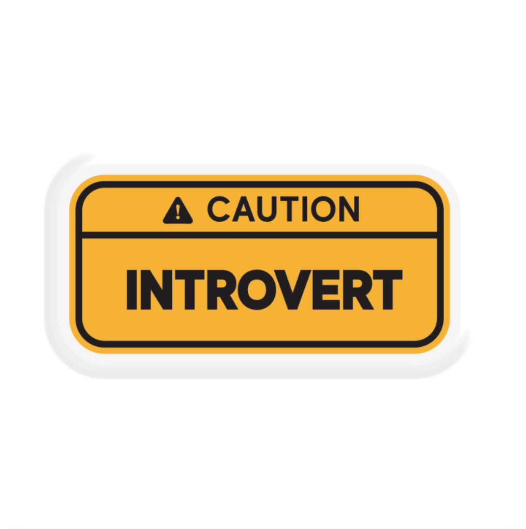 3D стікер «Introvert»