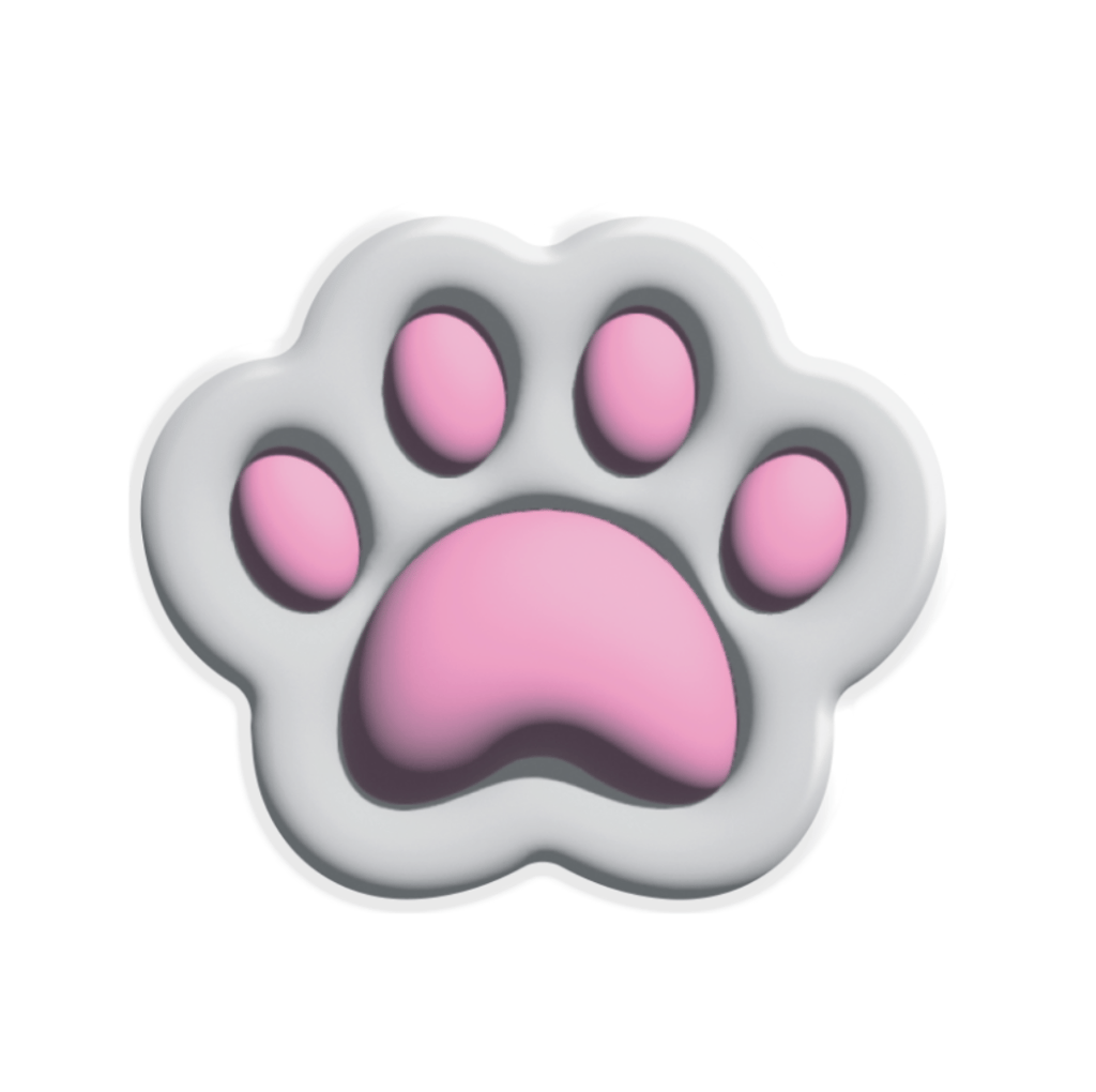 Обкладника "3D стікер «Лапка»" Обкладинка "3D стікер «Лапка»"