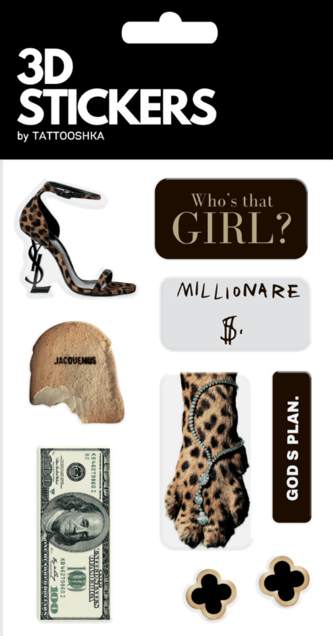 Обкладника "3D стікери «Leopard Edition»" Обкладинка "3D стікери «Leopard Edition»"