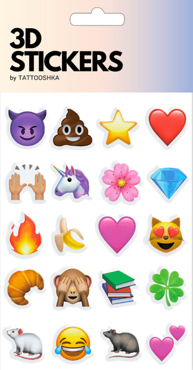 3D стікери «Емодзі»