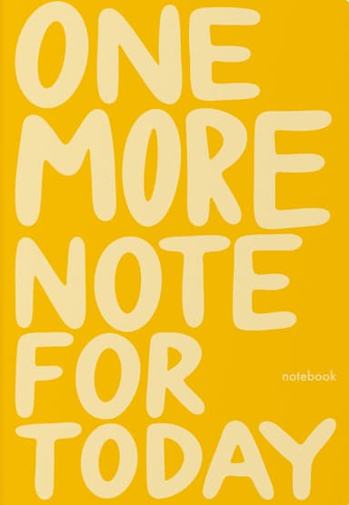 Блокнот «One more note»