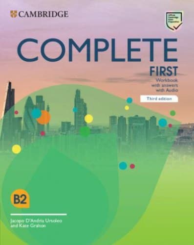 Обкладника "Complete First (3rd Edition). Workbook with answers and Downloadable Audio" Обкладинка "Complete First (3rd Edition). Workbook with answers and Downloadable Audio"