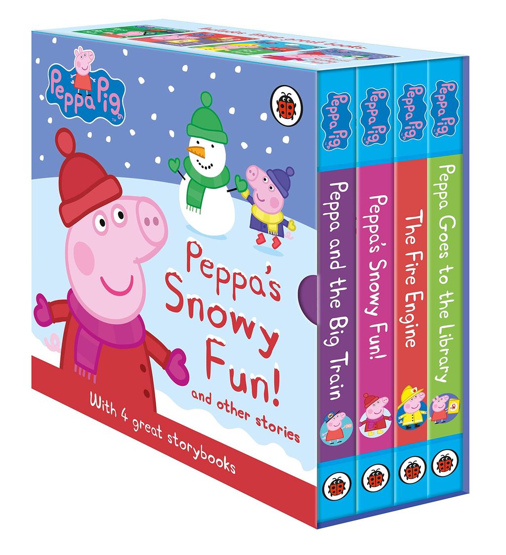 Обкладника "Peppa's Snowy Fun! and Other Stories. Box Set" Обкладинка "Peppa's Snowy Fun! and Other Stories. Box Set"
