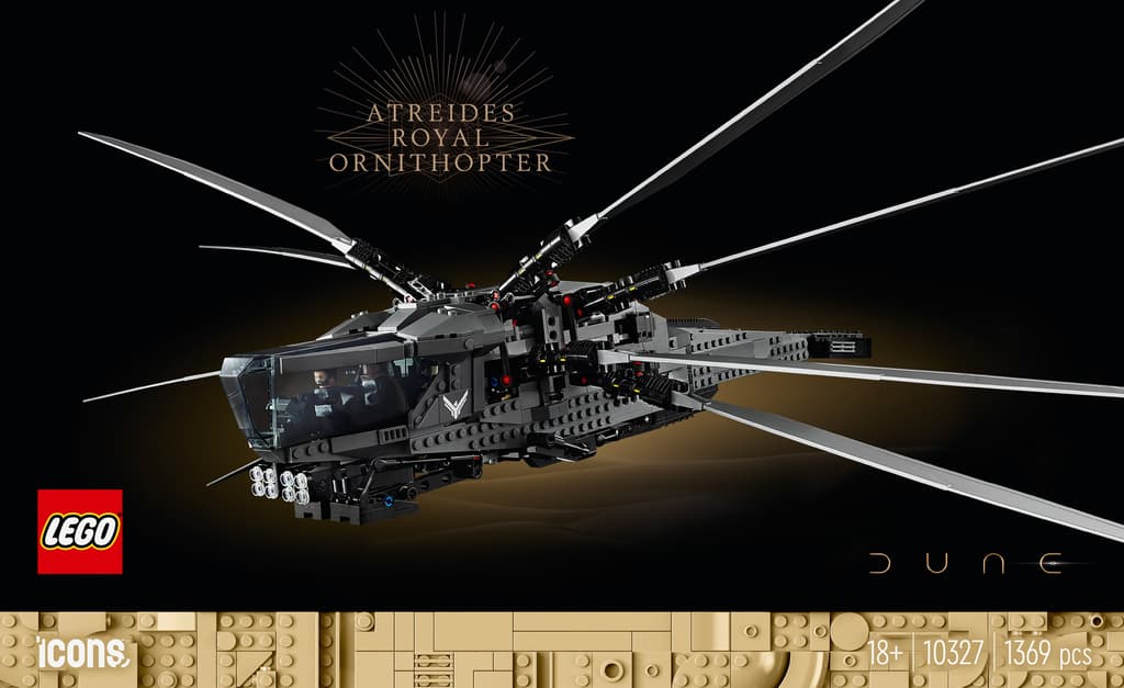 Обкладника "Конструктор LEGO Дюна. Королівський орнітоптер Атрідів" Обкладинка "Конструктор LEGO Дюна. Королівський орнітоптер Атрідів"