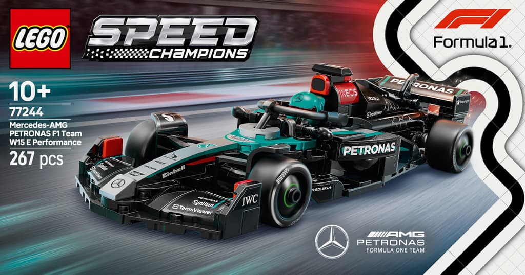 Обкладника "Конструктор LEGO Автомобіль для перегонів Mercedes-AMG F1® W15" Обкладинка "Конструктор LEGO Автомобіль для перегонів Mercedes-AMG F1® W15"