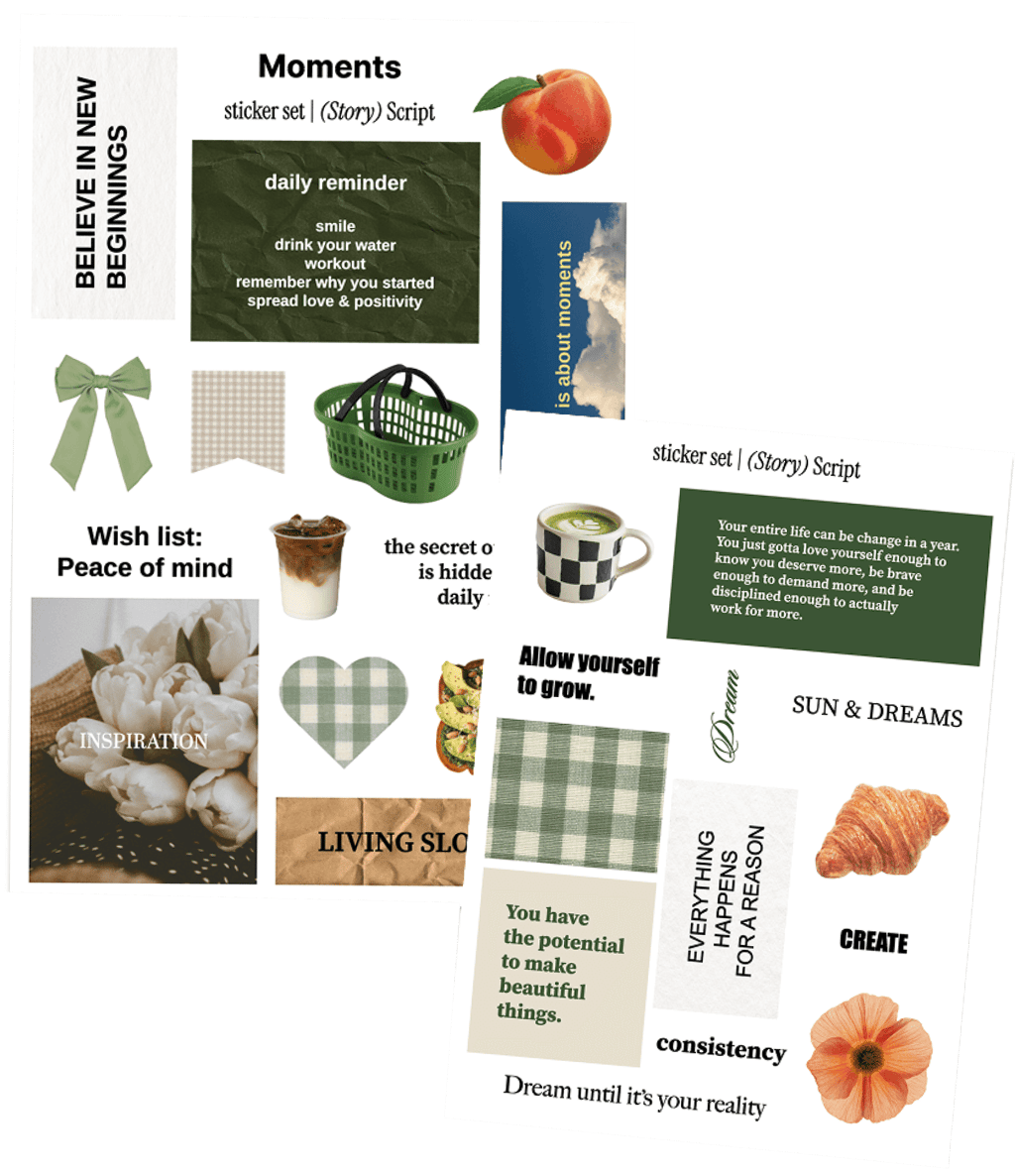 Обкладника "Стікери «Moments»" - 1 Фото Превью "Стікери «Moments»" - Фото №1