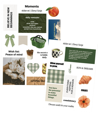 Стікери «Moments»