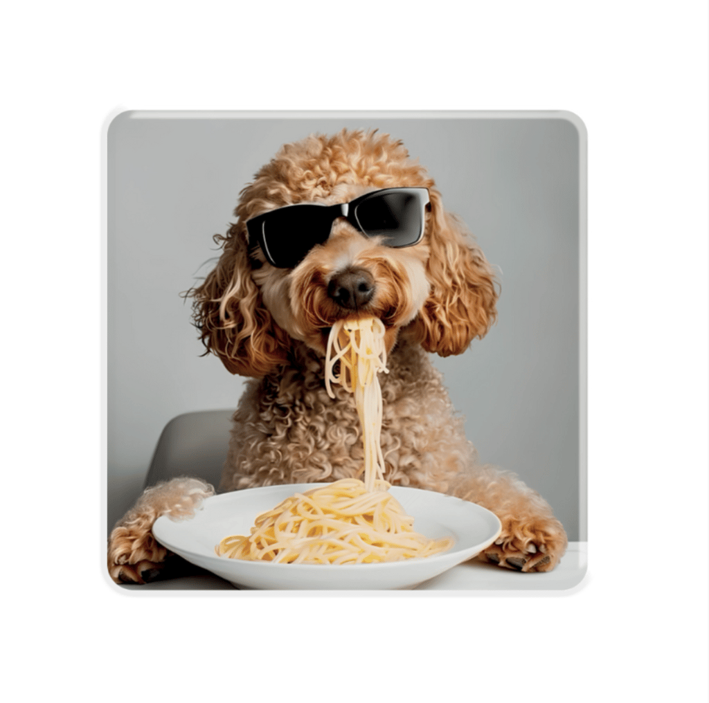 Обкладника "3D стікер «Pasta Pup»" Обкладинка "3D стікер «Pasta Pup»"