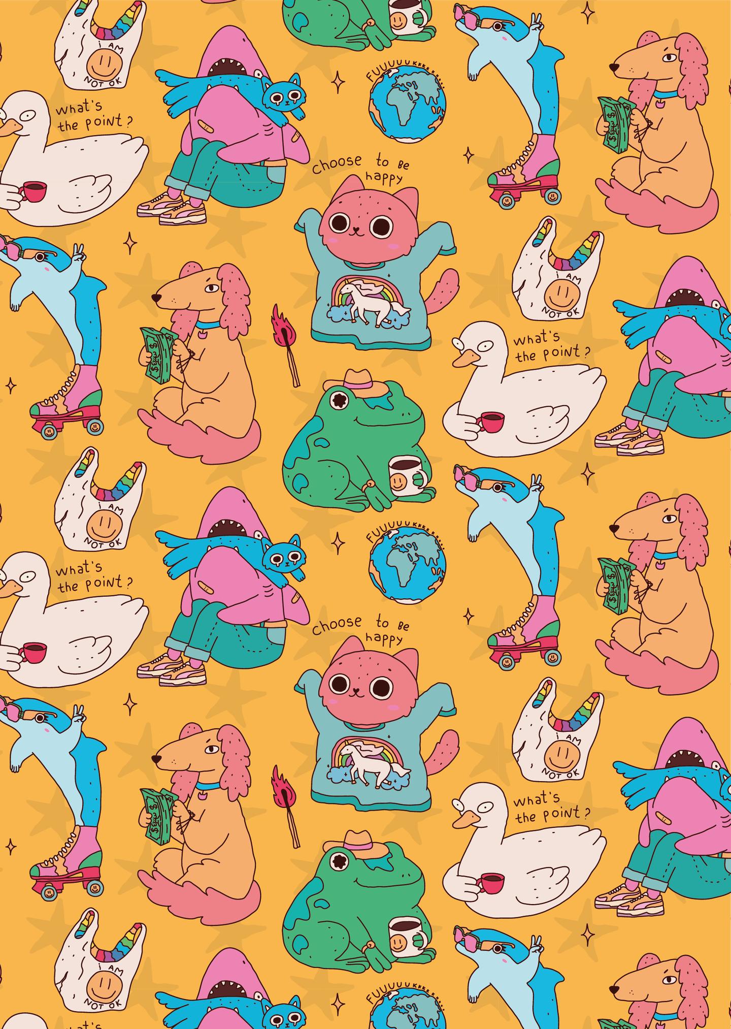 Скетчбук «Крінж і свобода» на пружині A6