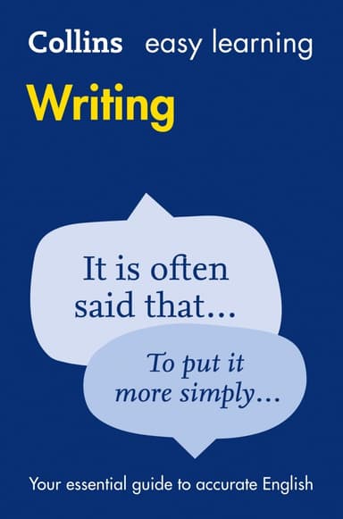 Collins Easy Learning: Writing (2nd Edition)