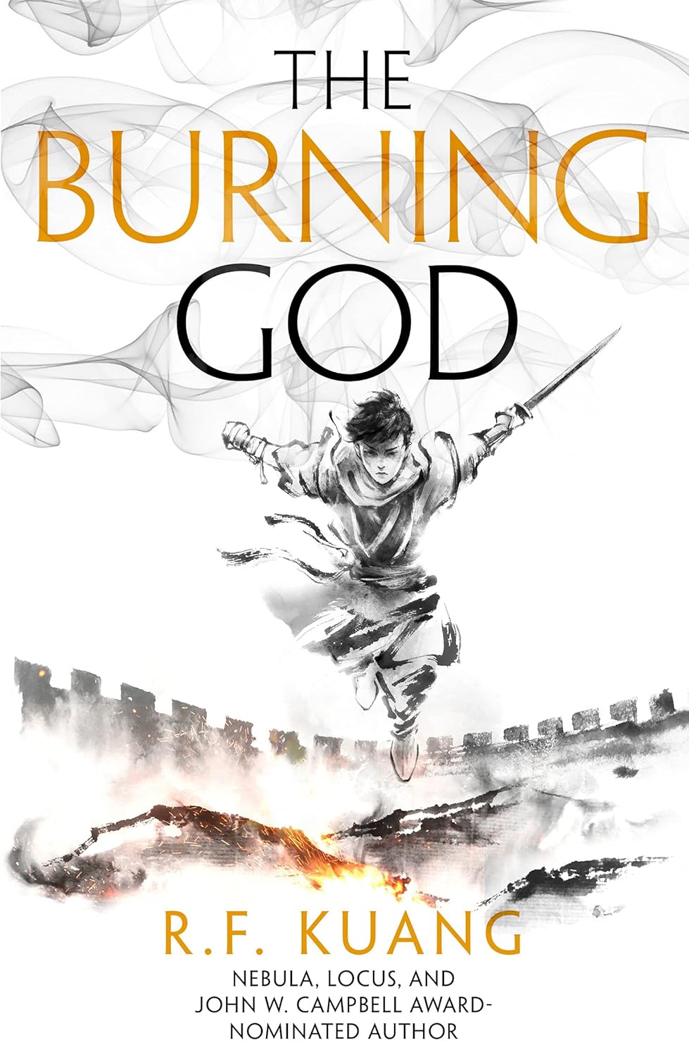 Обкладника "The Burning God" Обкладинка "The Burning God"