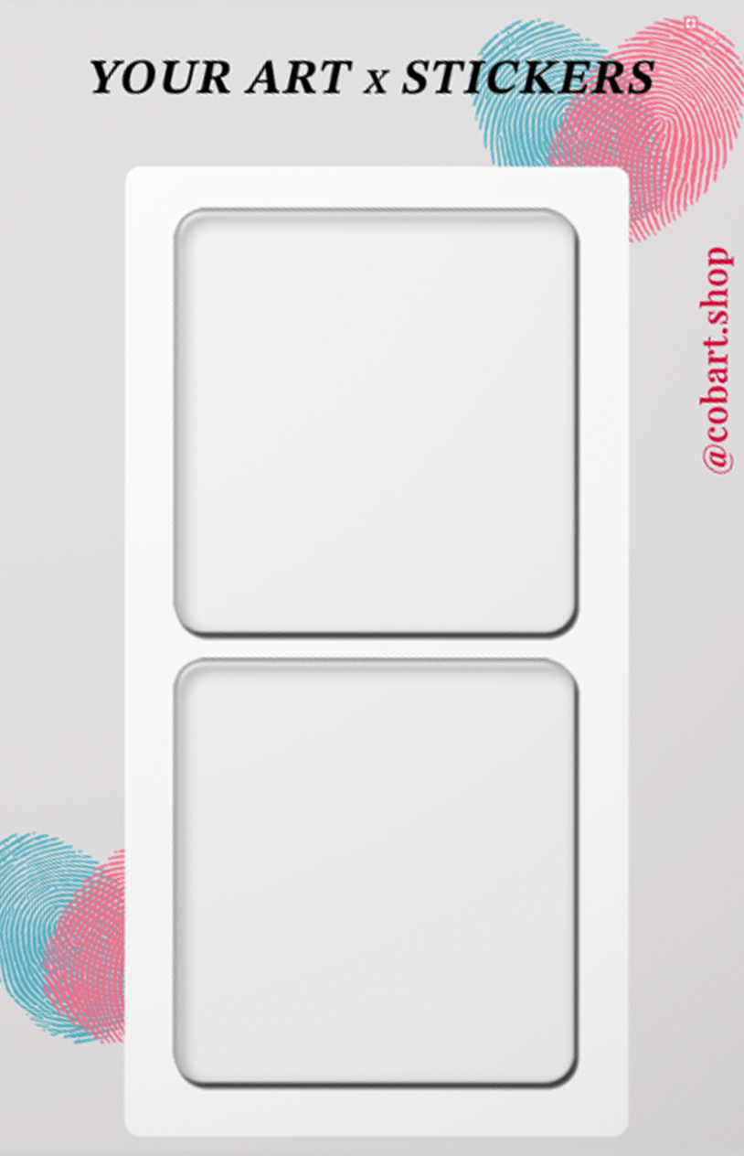 Обʼємні парні стікери «Your art х stickers»