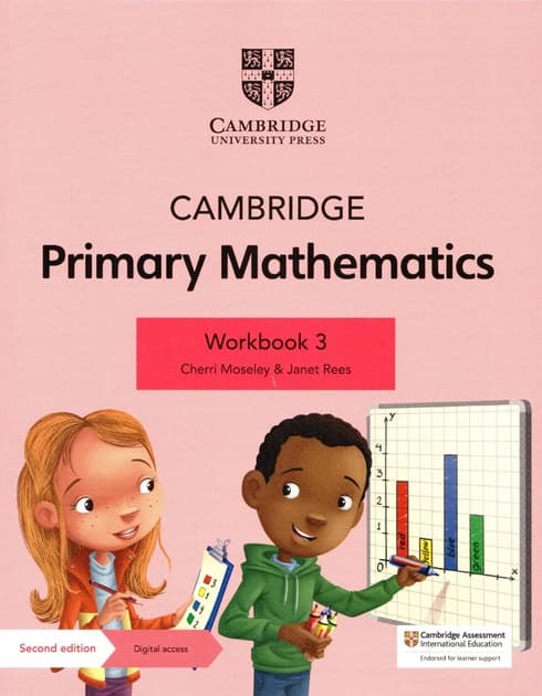 Обкладника "Cambridge Primary Mathematics (2nd Edition). Workbook 3 with Digital Access (1 Year)" Обкладинка "Cambridge Primary Mathematics (2nd Edition). Workbook 3 with Digital Access (1 Year)"