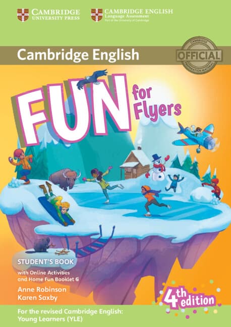 Обкладника "Fun for Flyers (4th Edition). Student's Book with Online Activities + Audio and Home Fun Booklet 6" Обкладинка "Fun for Flyers (4th Edition). Student's Book with Online Activities + Audio and Home Fun Booklet 6"
