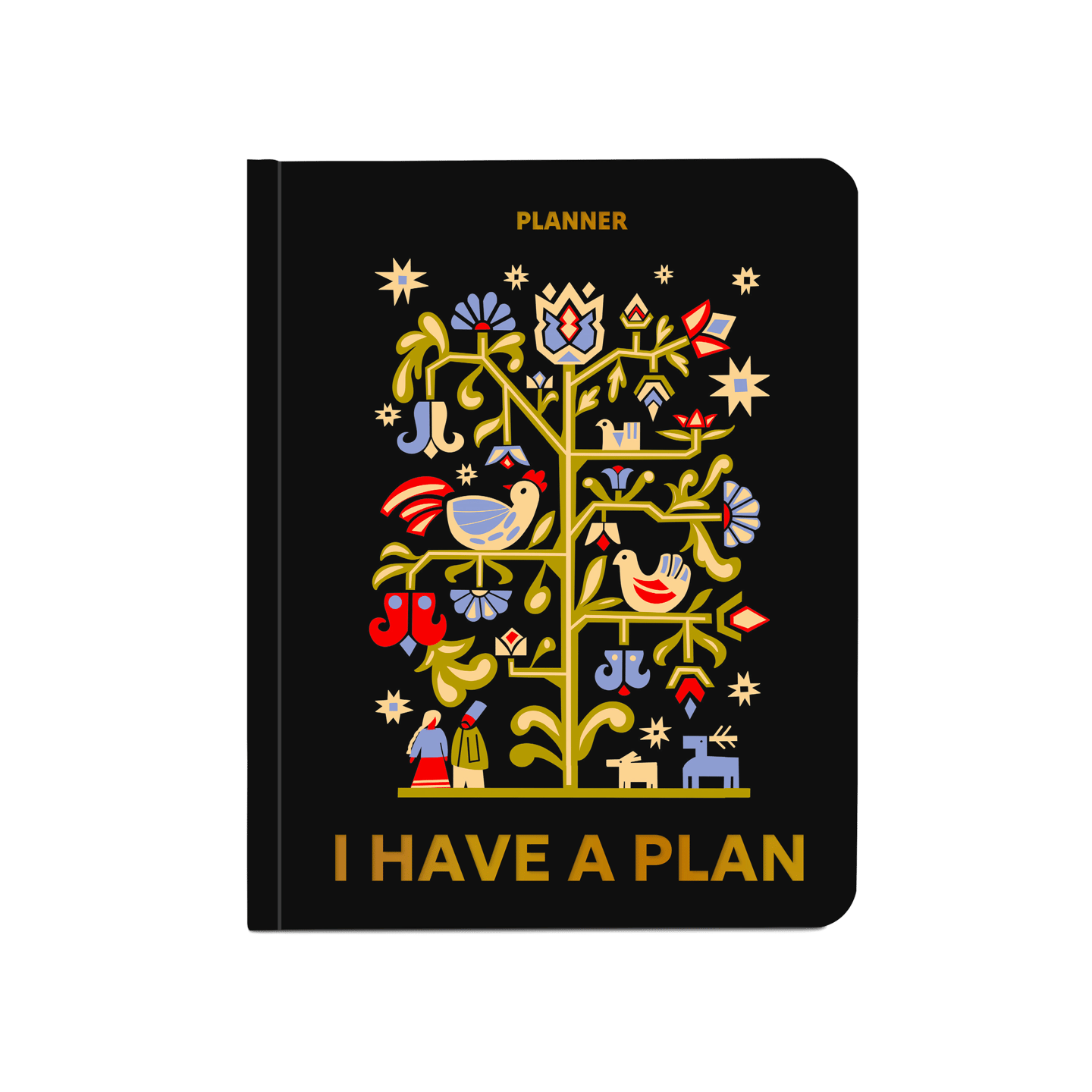 Блокнот для планування "I HAVE A PLAN" з орнаментом