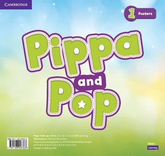 Обкладника "Pippa and Pop 1. Posters (7)" Обкладинка "Pippa and Pop 1. Posters (7)"