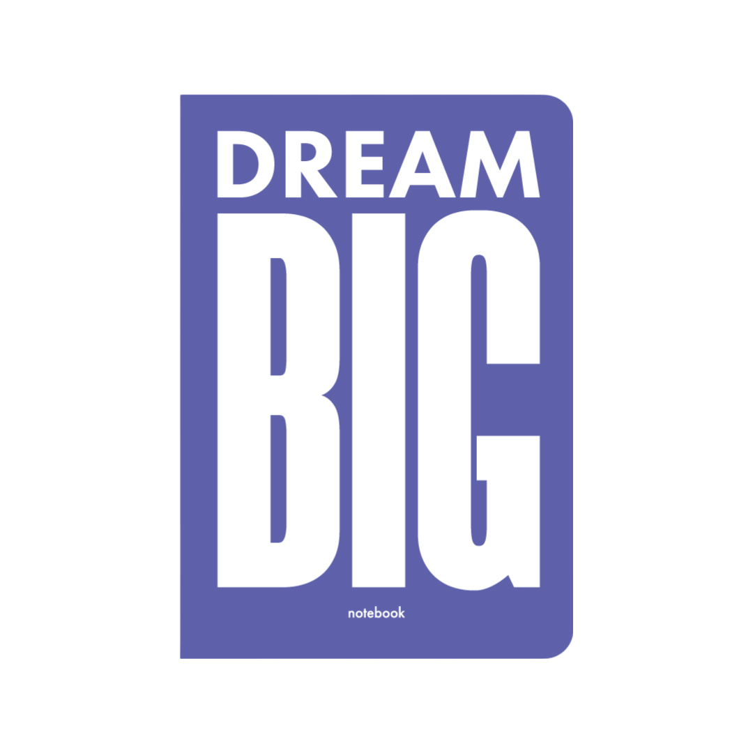 Блокнот "Dream BIG" фіолетовий