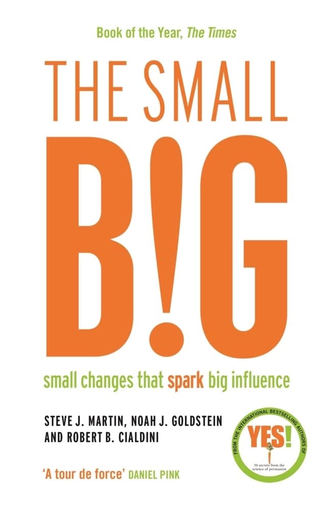 Обкладника "The Small Big: Small Changes That Spark Big Influence" - 1 Фото Превью "The Small Big: Small Changes That Spark Big Influence" - Фото №1