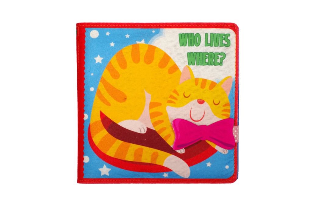 Обкладника "Фетрова книжка «Who Lives Where?»" - 1 Фото Превью "Фетрова книжка «Who Lives Where?»" - Фото №1