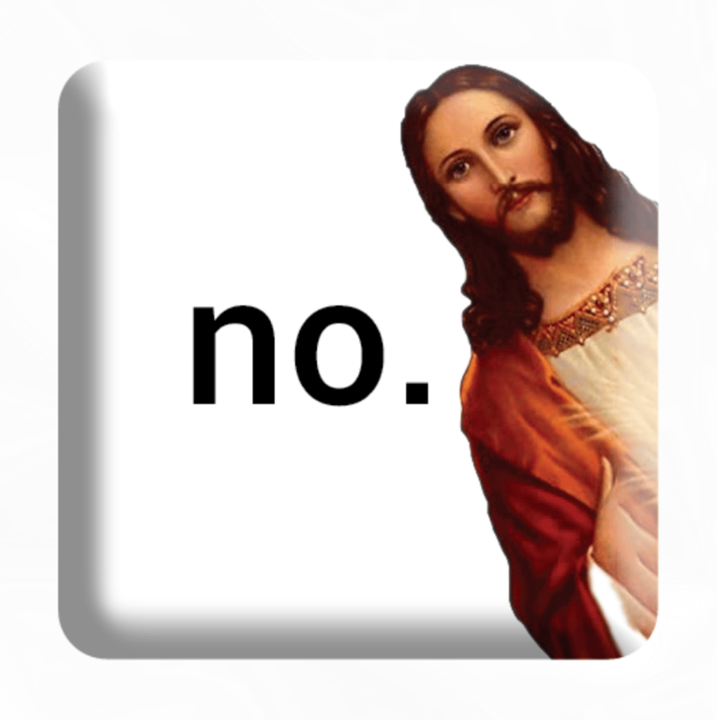 Обкладника "3D стікер «Відповідь-ні»" Обкладинка "3D стікер «Відповідь-ні»"