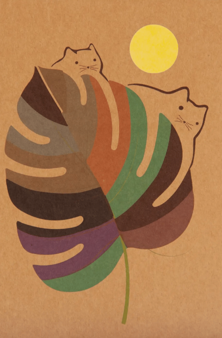 Обкладника "Еко-блокнот «Монстера» в крапку на пружині" - 1 Фото Превью "Еко-блокнот «Монстера» в крапку на пружині" - Фото №1