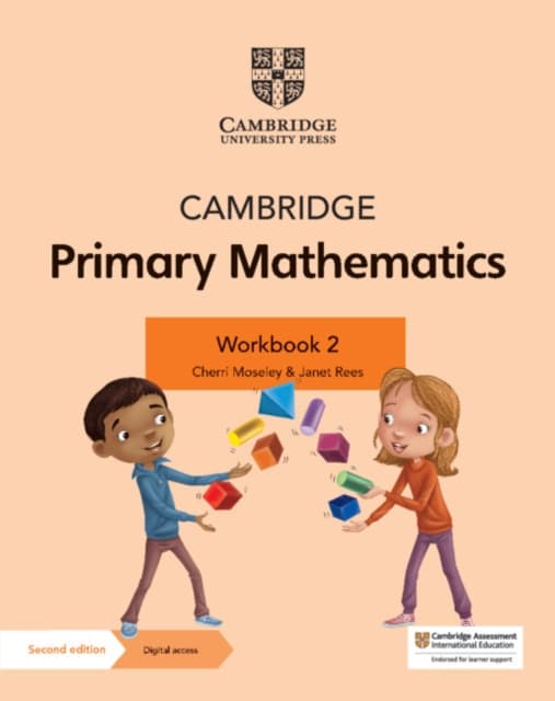 Обкладника "Cambridge Primary Mathematics (2nd Edition). Workbook 2 with Digital Access (1 Year)" Обкладинка "Cambridge Primary Mathematics (2nd Edition). Workbook 2 with Digital Access (1 Year)"